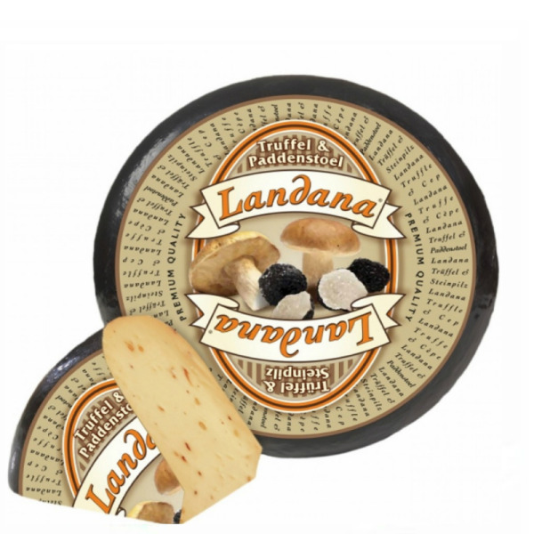 Купити Сир із трюфелем та грибами Truffle & Cep Landana 50% – елітний голландський делікатес — преміальні Landana · Преміум від Cheese Map™ Україна