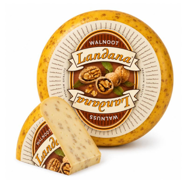 Купить Сыр с орехами Walnut Landana 50% — премиальные Landana · Премиум от Cheese Map™ Украина