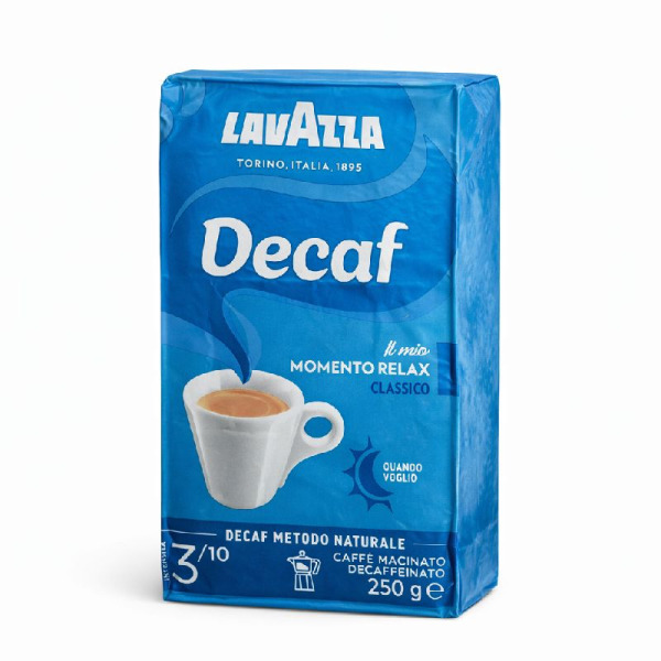 Lavazza Decaf Classico — кава мелена без кофеїну | Італія | 250 г – фото товару | Сирна Карта
