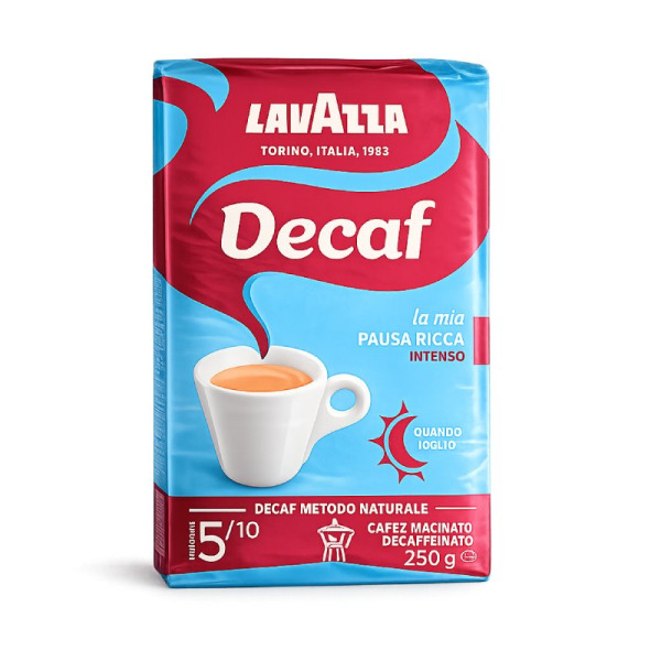 Lavazza Decaf кава мелена без кофеїну 250 г Італія – фото товару | Сирна Карта