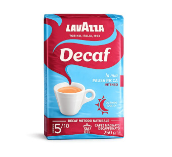 Lavazza Decaf кофе молотый без кофеина 250 г Италия - фото | Сирна Карта