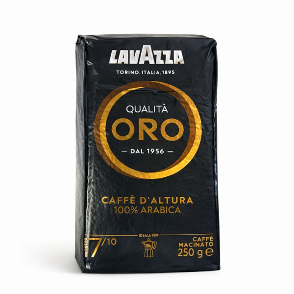 Lavazza Qualità Oro Altura — кава мелена 100% арабіка | Італія | 250 г – фото товару | Сирна Карта