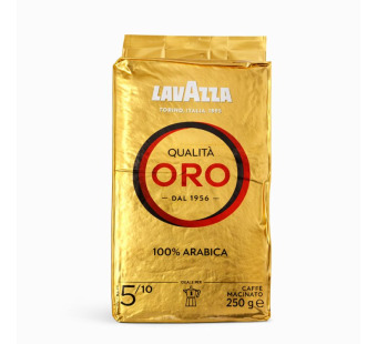 Lavazza Qualità Oro Classico — кава мелена 100% арабіка | Італія | 250 г – фото товару | Сирна Карта