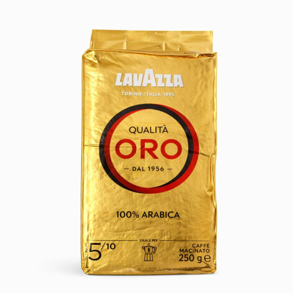 Lavazza Qualità Oro Classico — кава мелена 100% арабіка | Італія | 250 г – фото товару | Сирна Карта