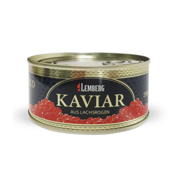 Купити Лососева ікра Горбуша Alaska Gold Gorbuscha Kaviar Lemberg Німеччина фасування жерсть 0.25 kg — преміальні Морепродукти · Анчоуси від Cheese Map™ Україна