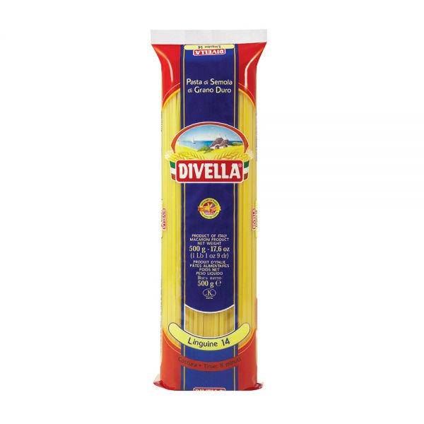 Купить Спагетти Linguini 014 Divella Италия фасовка 0.5 kg — премиальные Паста · Макароны от Cheese Map™ Украина