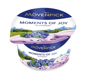Mövenpick Moments of Joy Черника 5% — Йогурт | Германия | 100 г - фото | Сирна Карта
