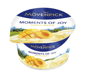 Mövenpick Moments of Joy Mango-Apricot 5% — Йогурт | Германия | 100 г - фото | Сирна Карта