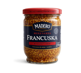 Madero Francuska гірчиця зерниста 270 г Польща — фото | Сирна Карта