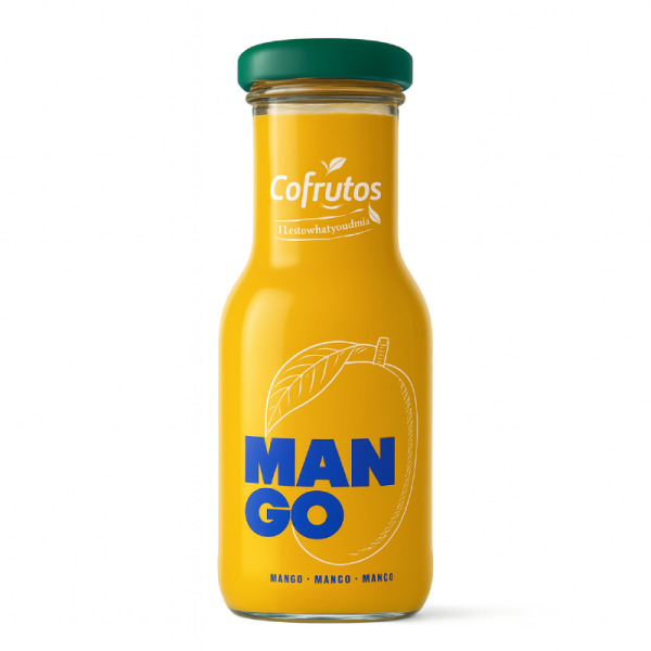 Купити Манговий нектар Cofrutos Mango Іспанія, скло 200 мл - концентроване сонце в кожній краплі!  Преміальний смак, створений для гурманів. — преміальні Соки · Нектари від Cheese Map™ Україна