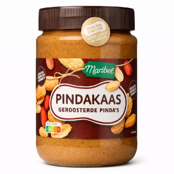 Maribel Pindakaas Geroosterde Pinda's — арахісова паста | Нідерланди | 600 г – фото товару | Сирна Карта