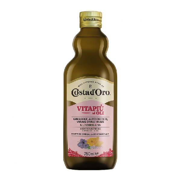 Купить Масло Omega-3 Costa d’Oro Vitapiù 4 Oli смесь премиум масел | Италия | 0.75 л | Сырная Карта – гастро-гид — премиальные Масло · Оливковое от Cheese Map™ Украина