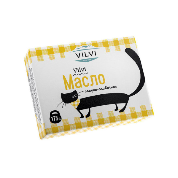 Купить Масло сладко-сливочное Vilvi 82% фасовка 0.175 kg — премиальные Молоко · Сливочное от Cheese Map™ Украина