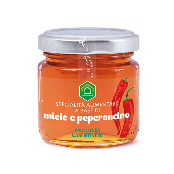 Купити Мед з перцем чилі Apicoltura Casentinese Італія фасування скло 0.11 kg — преміальні Джеми · Мед від Cheese Map™ Україна