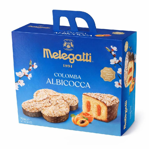 Melegatti Colomba Albicocca — пасхальный кекс | Италия | 750 г – фото товара | Сырная Карта
