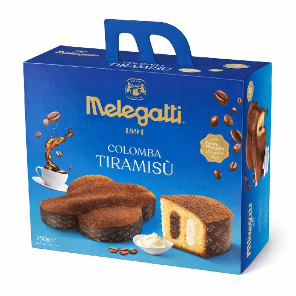 Melegatti Colomba Tiramisu — великодній кекс | Італія | 750 г – фото товару | Сирна Карта
