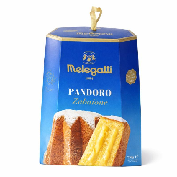 Melegatti Pandoro Zabaione — великодній кекс | Італія | 750 г – фото товару | Сирна Карта