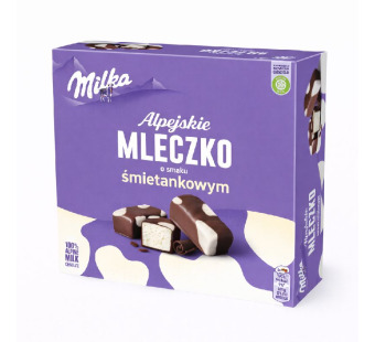 Milka Alpejskie Mleczko — конфеты суфле | Польша | 330 г - фото | Сирна Карта