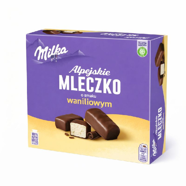 Купить Конфеты птичье молоко со вкусом ванили Vanilla Milka Польша фасовка 0.33 kg — премиальные Шоколад · Конфеты от Cheese Map™ Украина