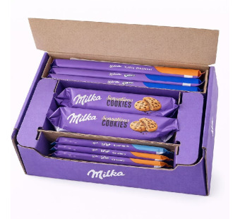 Milka Box 8 шт — набір шоколадних батончиків асорті | Німеччина | 1502 г – фото товару | Сирна Карта