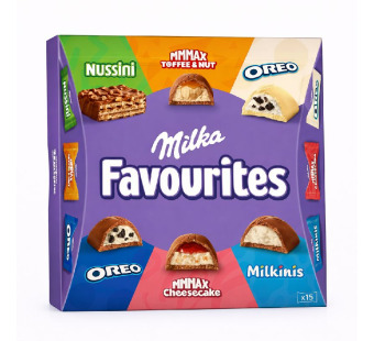 Milka Favourites — шоколадные конфеты ассорти | Германия | 141 г - фото | Сирна Карта