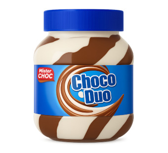 Mister Choc Choco Duo — двухцветная шоколадно-молочная паста премиум-класса!  Восхитительный дуэт вкусов, шелковистая текстура и оптимальная цена — идеальный выбор для всей семьи и профессиональных кондитеров! - фото | Сирна Карта