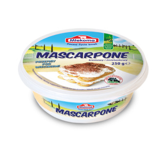 Mlekoma Mascarpone сыр сливочный 60% 250 г Польша - фото | Сирна Карта