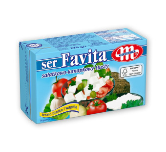 Mlekovita Favita сыр Фета 18% 270 г Польша – фото товару | Сирна Карта
