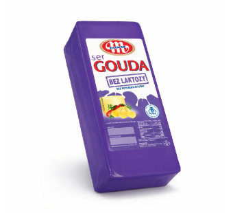 Mlekovita Gouda сыр безлактозный 45% Польша – фото товару | Сирна Карта