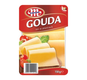Mlekovita Gouda — Сыр нарезка | Польша | 150 г – фото товару | Сирна Карта