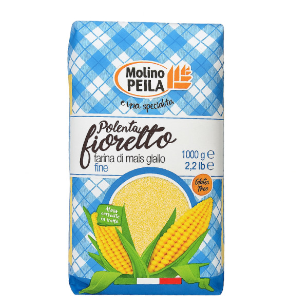 Купити Polenta Istantanea Molino Peila - справжня італійська полента, готова за 2 хвилини! Смак традицій - у миттєвому форматі — преміальні Крупи · Спеції від Cheese Map™ Україна