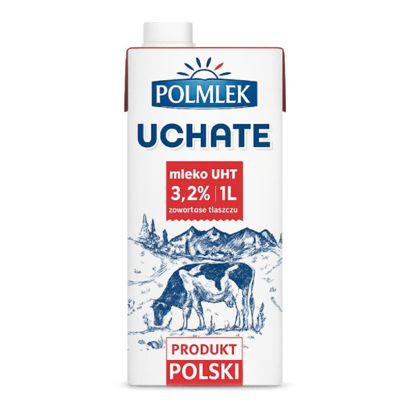 Купити Молоко ультрапастеризоване 3.2% Polmlek | польський продукт для HoReCa | преміум | Польща | 1 л | Сирна Карта — преміальні Молоко · Вершкове від Cheese Map™ Україна