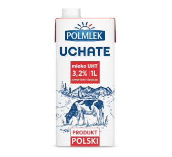 Молоко ультрапастеризованное 3.2% Polmlek | польский продукт для HoReCa | премиум | Польша | 1 л | Сырная Карта - фото | Сирна Карта