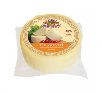Молокосодержащий продукт "Сулугуни" 40% от "Полесская Сыроварня" – насыщенный вкус и эластичная текстура! - фото | Сирна Карта
