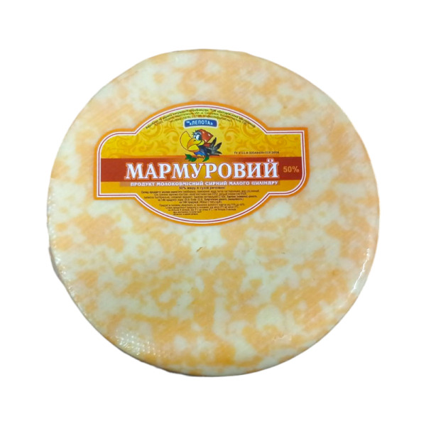 Купить Сырный продукт Мраморный Лепота 50% — премиальные Сыры · Украина от Cheese Map™ Украина