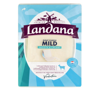 Сир нарізка козячий молодий "Landana" 50% фасування 0.120 kg — фото | Сирна Карта