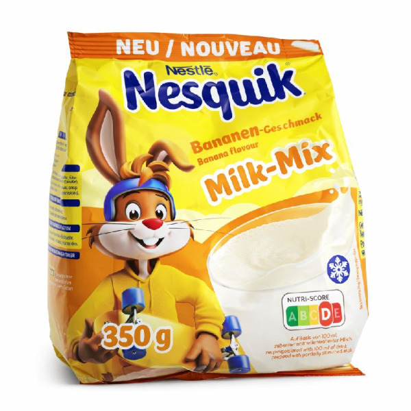Nestlé Nesquik Milk Mix Banana — молочный напиток | Германия | 350 г – фото товара | Сырная Карта