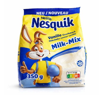 Nestlé Nesquik Milk Mix Vanilla — молочный напиток | Германия | 350 г - фото | Сирна Карта