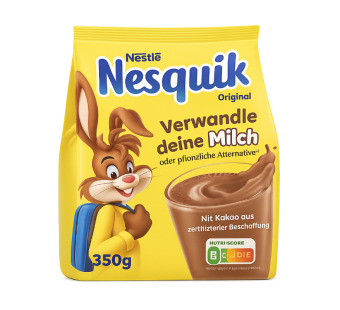 Nestlé Nesquik Original 350g - легендарний какао-напій розчинний з насиченим смаком та миттєвим приготуванням! ✨ Пробуджує смак дитинства та наповнює енергією щодня! - фото | Сирна Карта