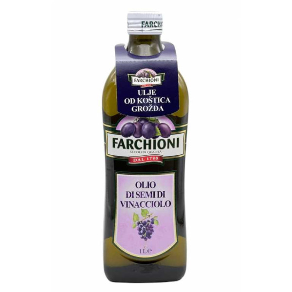 Купити Олія із виноградних кісточок Farchioni Італія пляшка скло 1 l — преміальні Олія · Оливкова від Cheese Map™ Україна