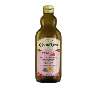 Олія Omega-3 "Costa d’Oro Vitapiù 4 Oli" купаж преміум олій | Італія | 0.75 л | Сирна Карта – гастро-гід - фото | Сирна Карта