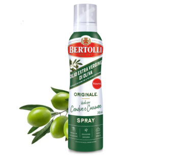✨ Оливковое масло холодного отжима "Bertolli" Extra Virgin Spray 200 мл — итальянское качество и гастрономический комфорт в одном флаконе! - фото | Сирна Карта