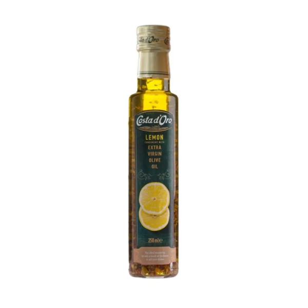 Купить Оливковое масло с ароматом лимона Costa d\Oro Lemon Италия бутылка стекло 0.25 l — премиальные Масло · Оливковое от Cheese Map™ Украина