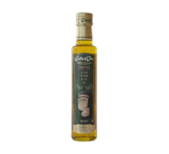 Оливковое масло с ароматом трюфеля "Costa d'Oro Truffle" Италия бутылка стекло 0.25 l - фото | Сирна Карта