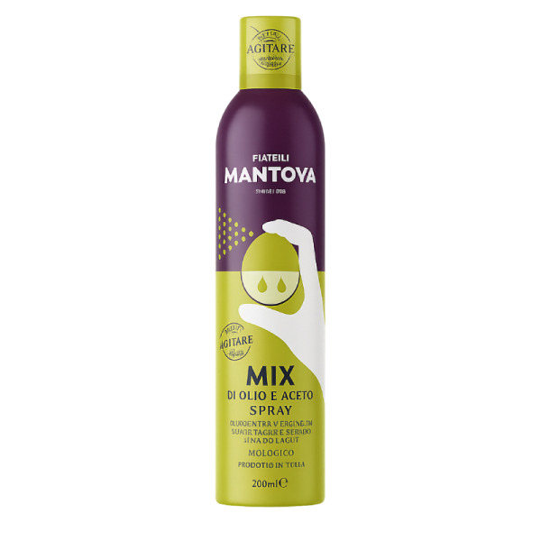 Купить Оливковое масло с бальзамическим уксусом Mantova Mix di Olio e Aceto Spray | Италия | 200 мл | Сырная Карта – вкус Европы — премиальные Масло · Оливковое от Cheese Map™ Украина