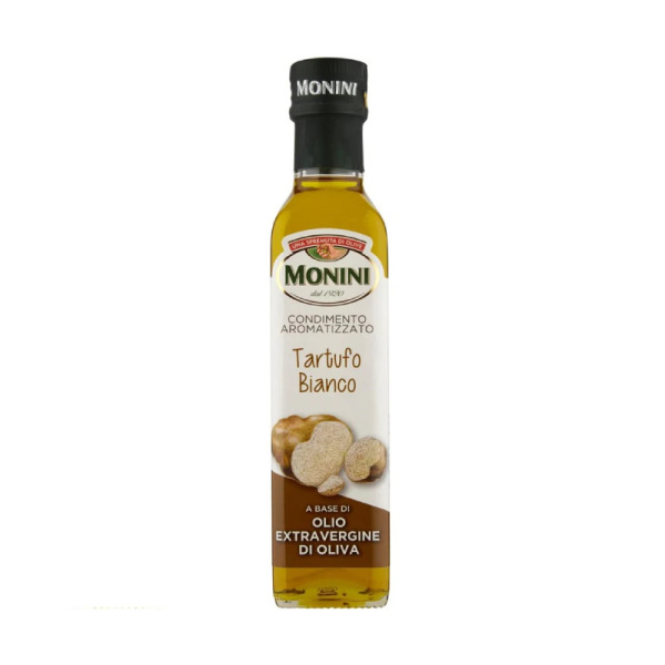 Купить Оливковое масло с трюфелем Tartufo Bianco Monini Италия бутылка стекло 0.25 l — премиальные Масло · Оливковое от Cheese Map™ Украина