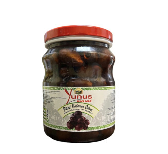 Оливки Каламон без косточек "Calamon Yunus" фасовка пластик 1.2/ 0.6 kg — фото | Сирна Карта