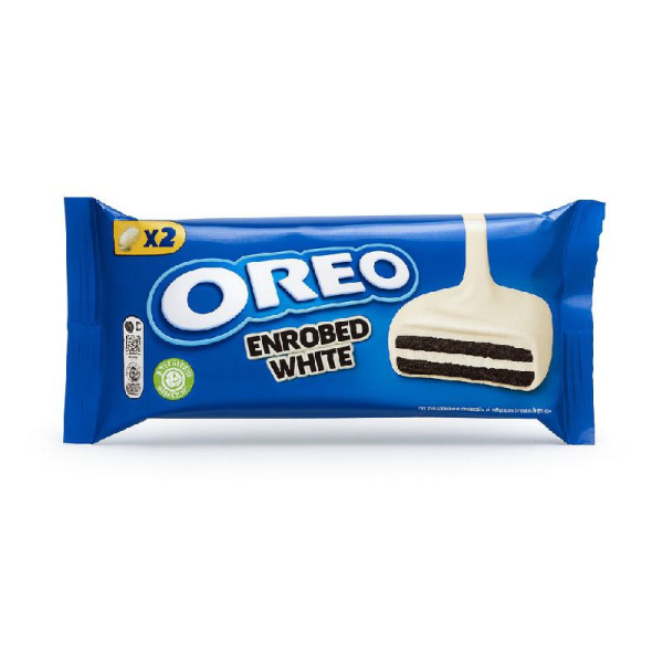 Купити Oreo Enrobed White — печиво в білому шоколаді | Швейцарія | 41 г — преміальні Печиво · Вафлі від Cheese Map™ Україна
