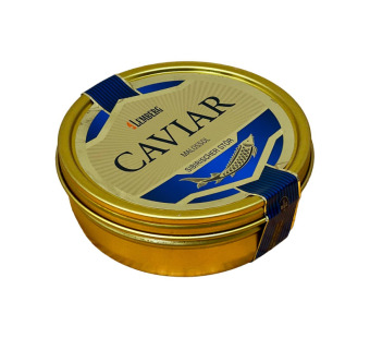 Осетровая икра "Kaviar vom Sibirischen Stör Lemberg" Германия фасовка жесть 0.25 kg - фото | Сирна Карта