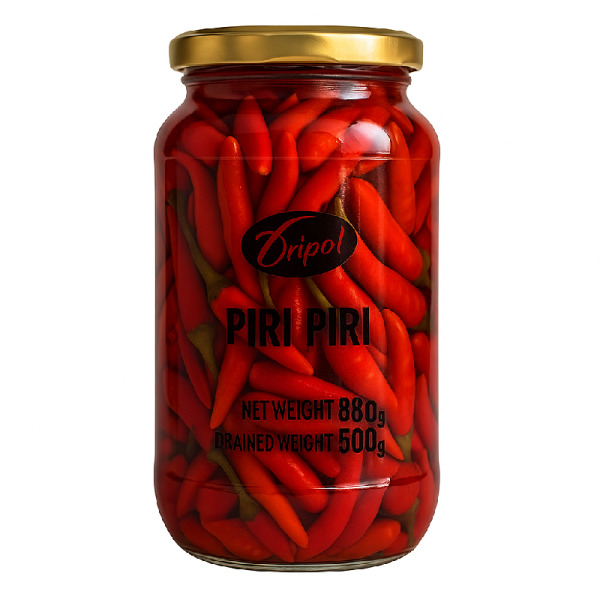 Купить Острый перец Piri Piri Dripol 880 г — вкус, который разжигает гастрономическую страсть! ️ Премиальное качество для истинных гурманов и профессионалов HoReCa — премиальные Овощи · Антипасти от Cheese Map™ Украина